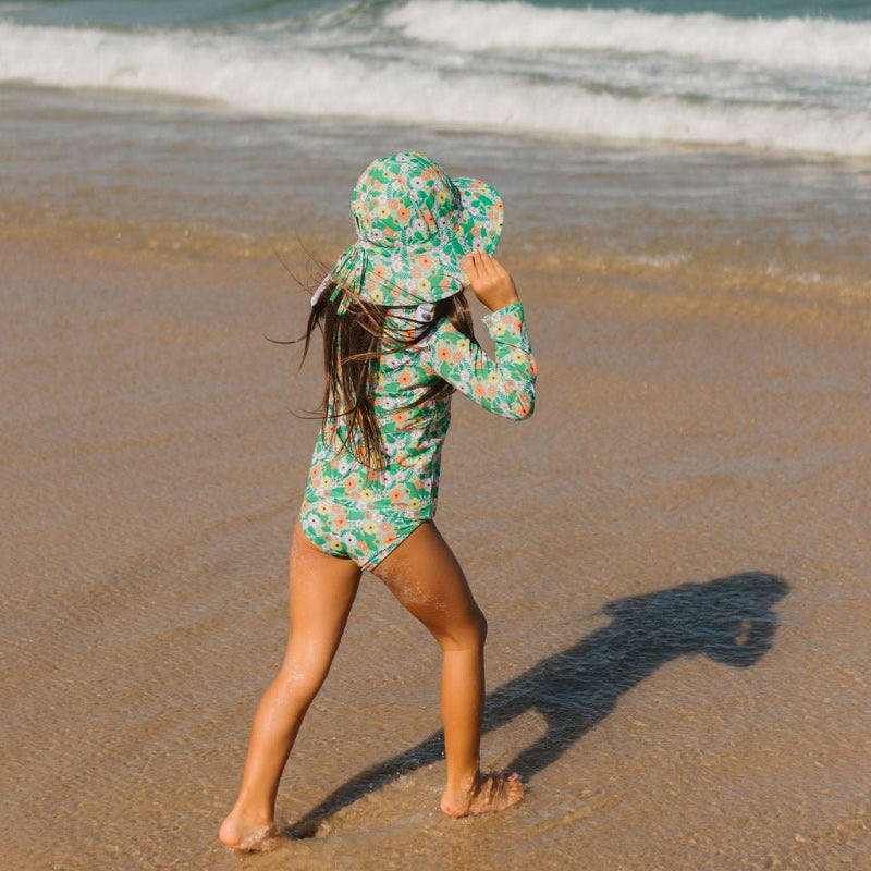 Acorn Wide Brim Swim Hat - Eden