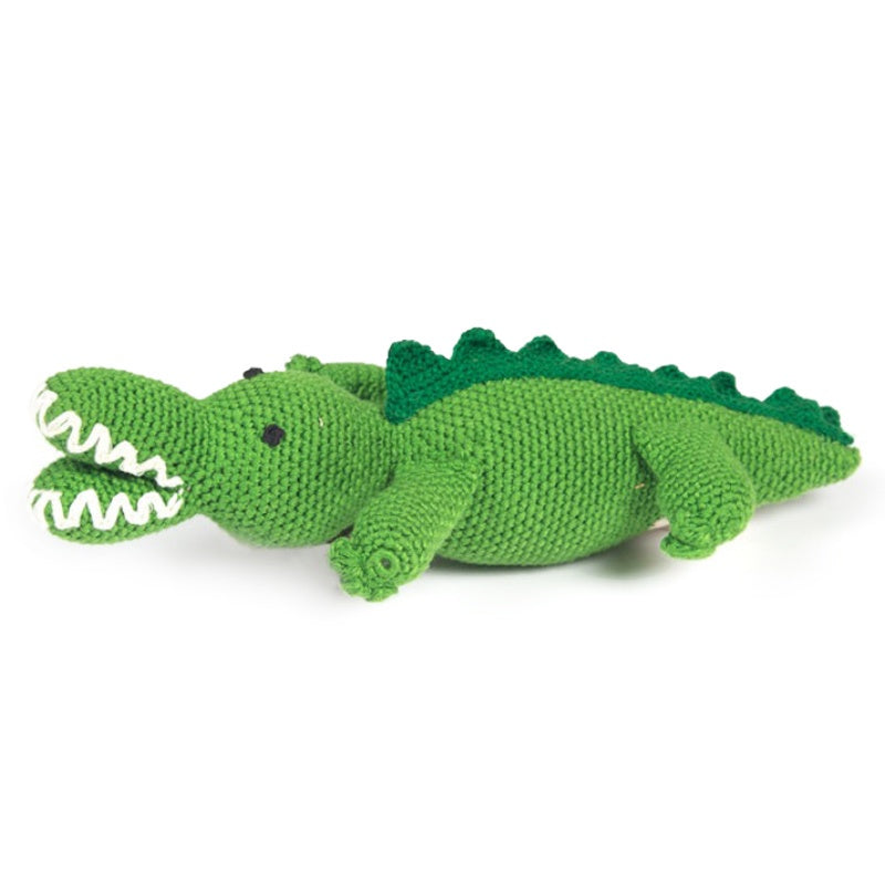 Handmade Crochet Ami Toy - Crocodile