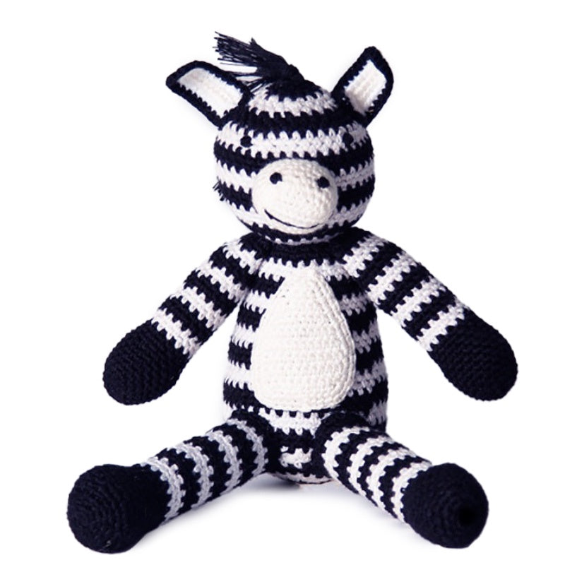 Handmade Crochet Ami Toy - Zebra