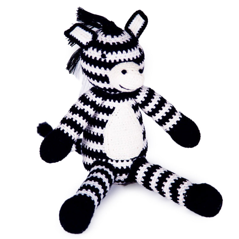 Handmade Crochet Ami Toy - Zebra