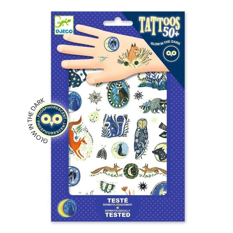 Djeco Tattoos - Nighttime Glow