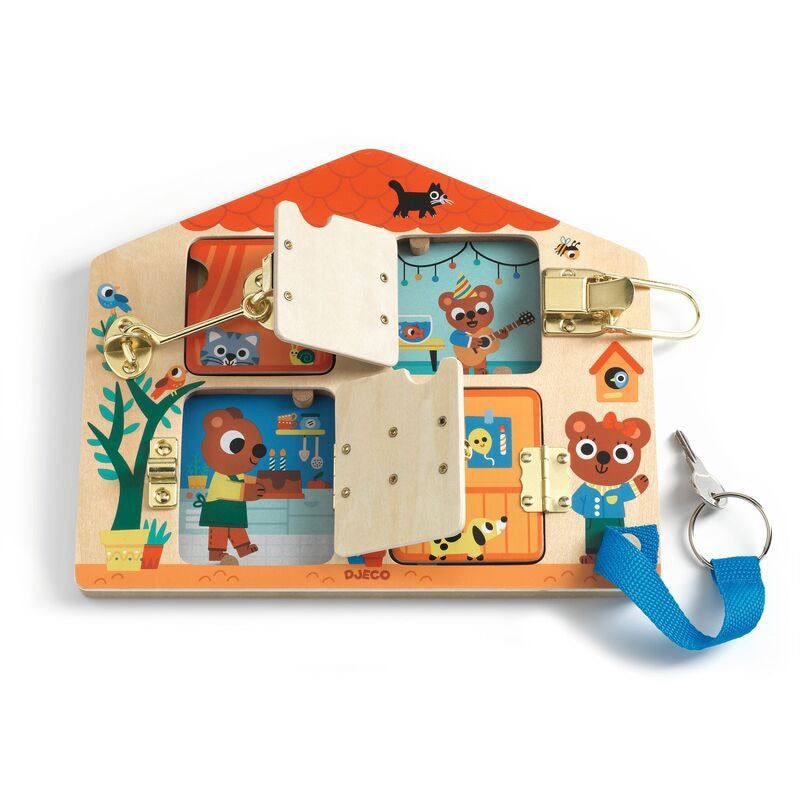 Djeco Cabanalock Wooden Puzzle