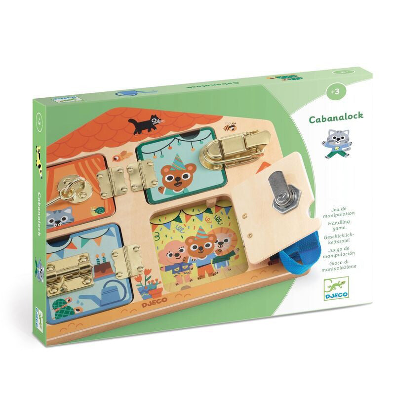 Djeco Cabanalock Wooden Puzzle