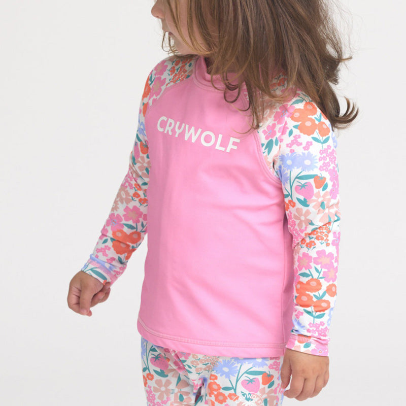 Crywolf Baby Rash Vest - Berry Garden