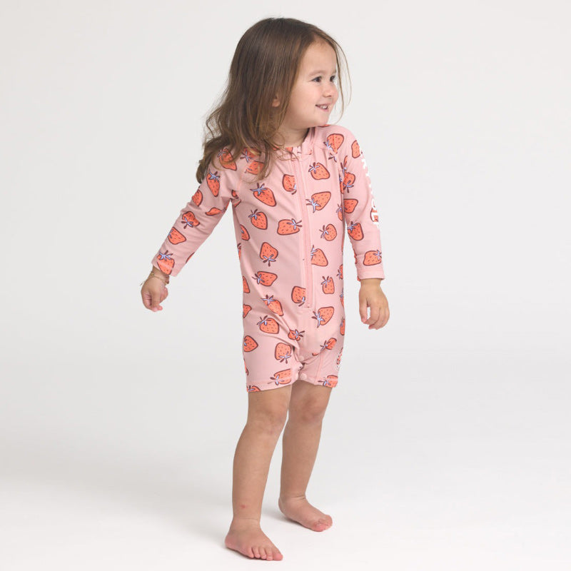 Crywolf Rash Suit - Strawberry Splash