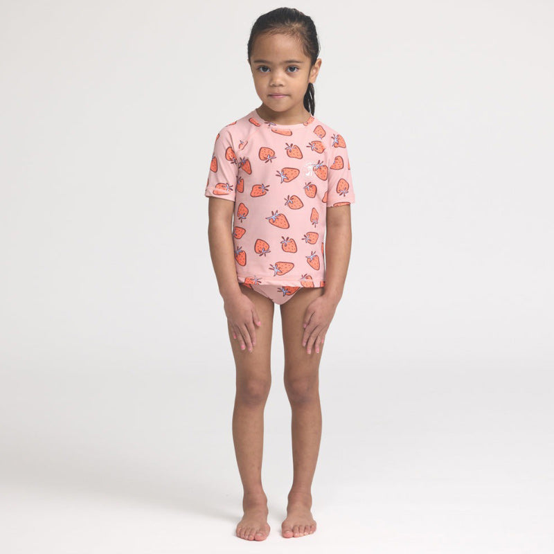 Crywolf Short Sleeve Rash Set - Strawberry Splash