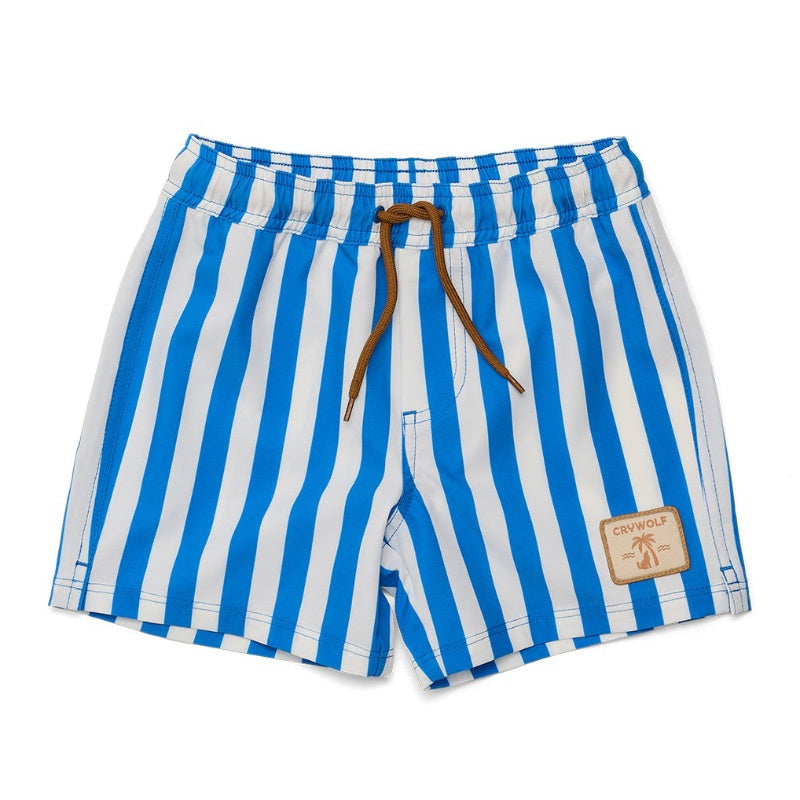 Crywolf Board Short - Deep Ocean Stripe