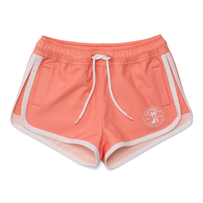 Crywolf Surf Short - Coral