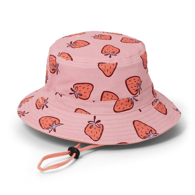 Crywolf Reversible Bucket Hat - Strawberry Splash