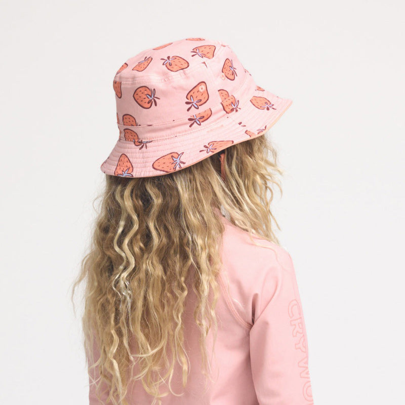 Crywolf Reversible Bucket Hat - Strawberry Splash
