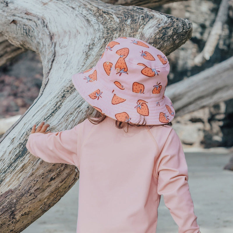 Crywolf Reversible Bucket Hat - Strawberry Splash