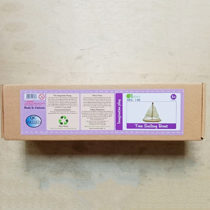 Q Toys Recycled Tree Sailing Boat