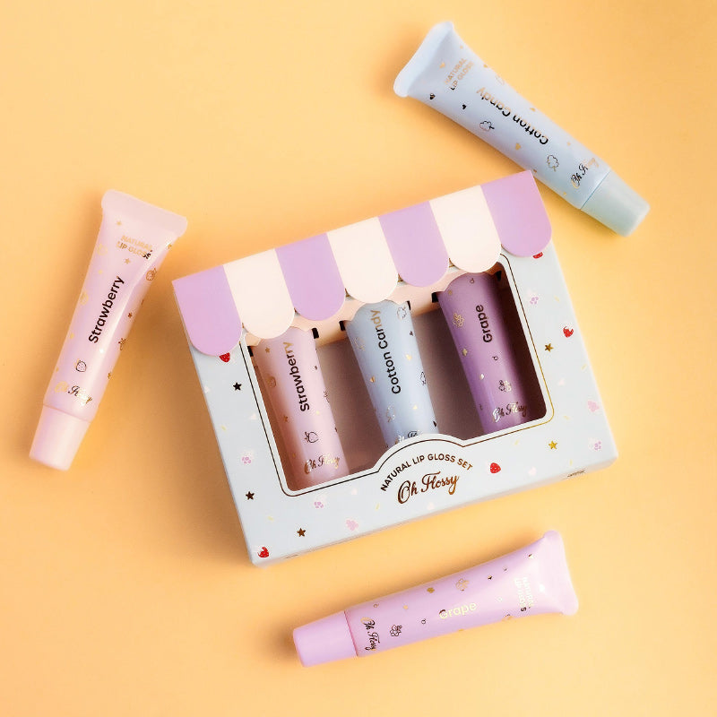 Oh Flossy Natural Lip Gloss Set