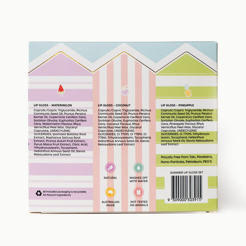 Oh Flossy Lip Gloss Set - Beach Club