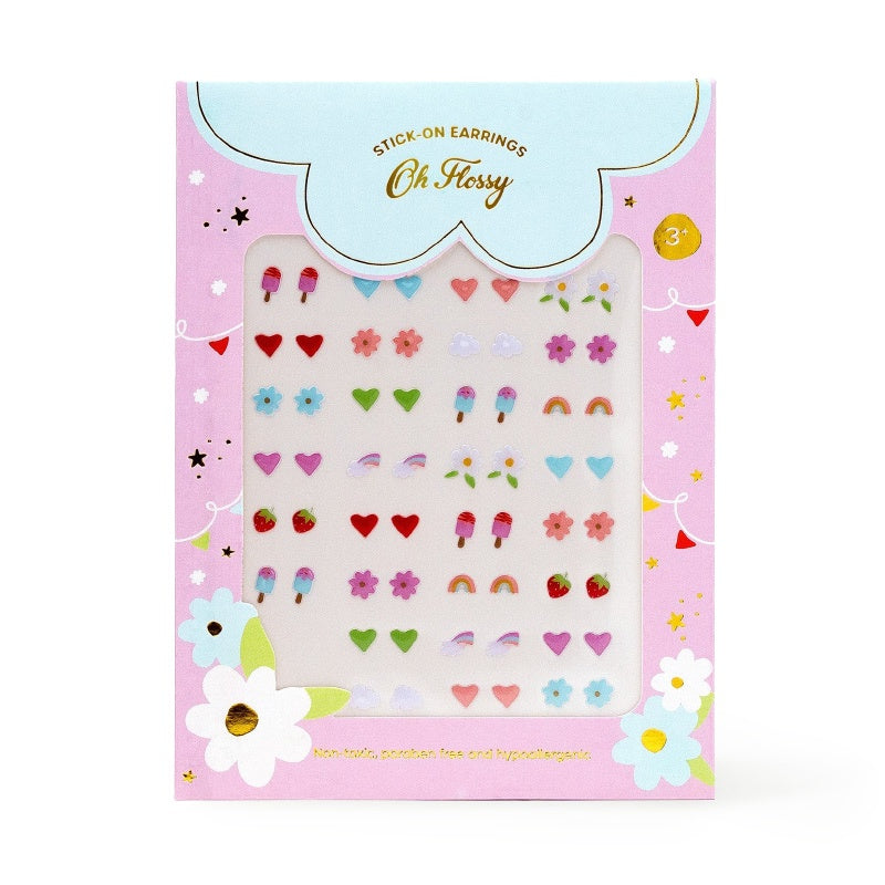 Oh Flossy Stick On Earrings