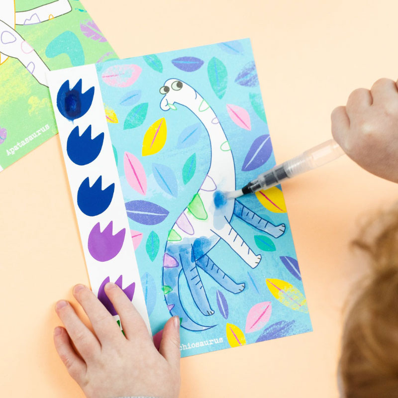 Paint A Picture Set - Dinosaurs