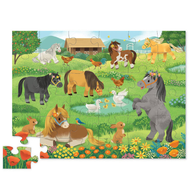 Classic Floor Puzzle 36PC - Pretty Ponies