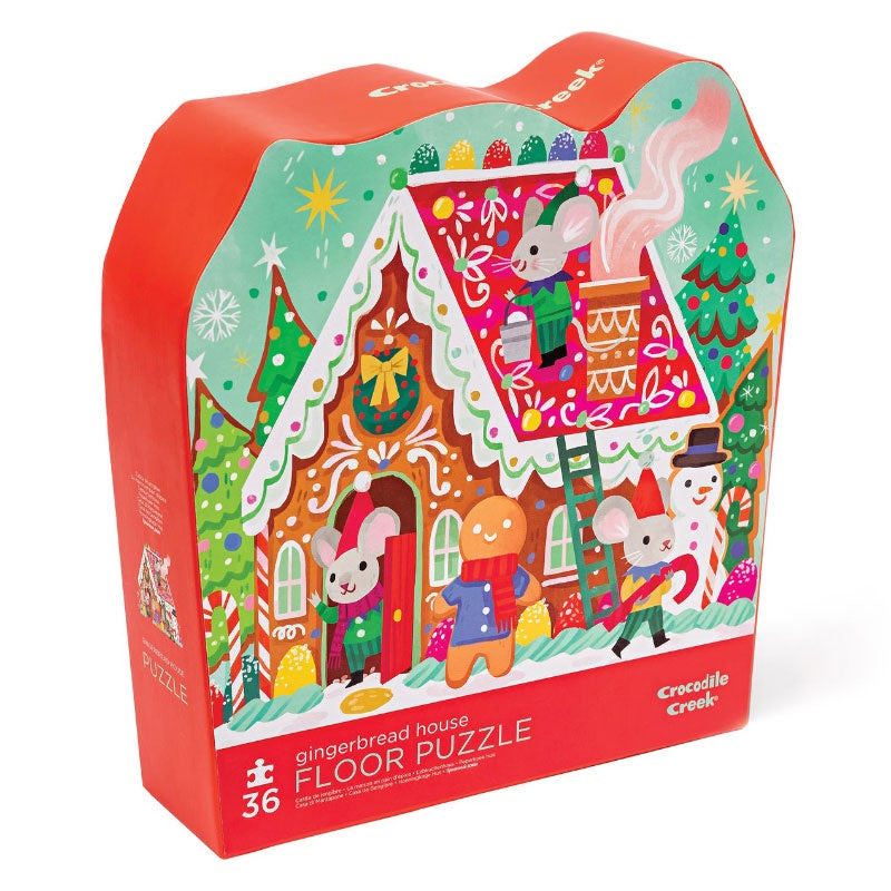 Classic Floor Puzzle 36PC - Gingerbread House
