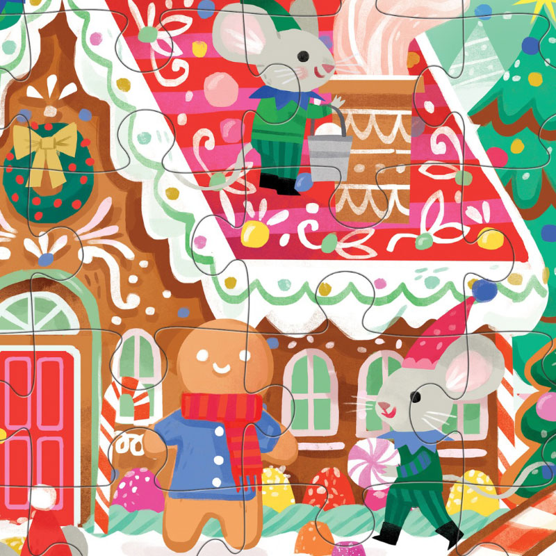 Classic Floor Puzzle 36PC - Gingerbread House