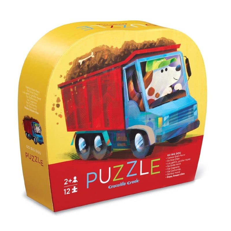 Mini Puzzle 12PC - Go Big Dog