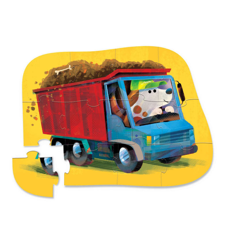 Mini Puzzle 12PC - Go Big Dog