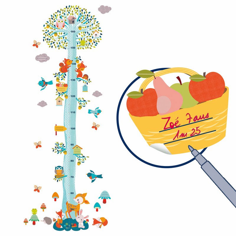 Djeco Height Chart - Friends Of The Woods