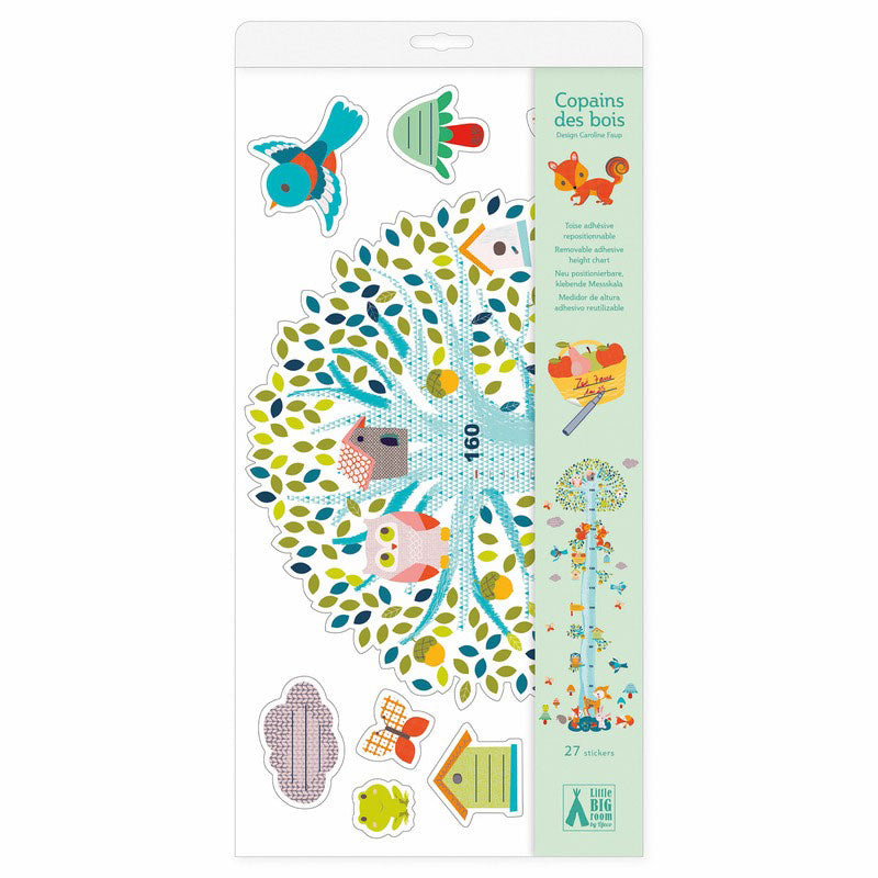 Djeco Height Chart - Friends Of The Woods