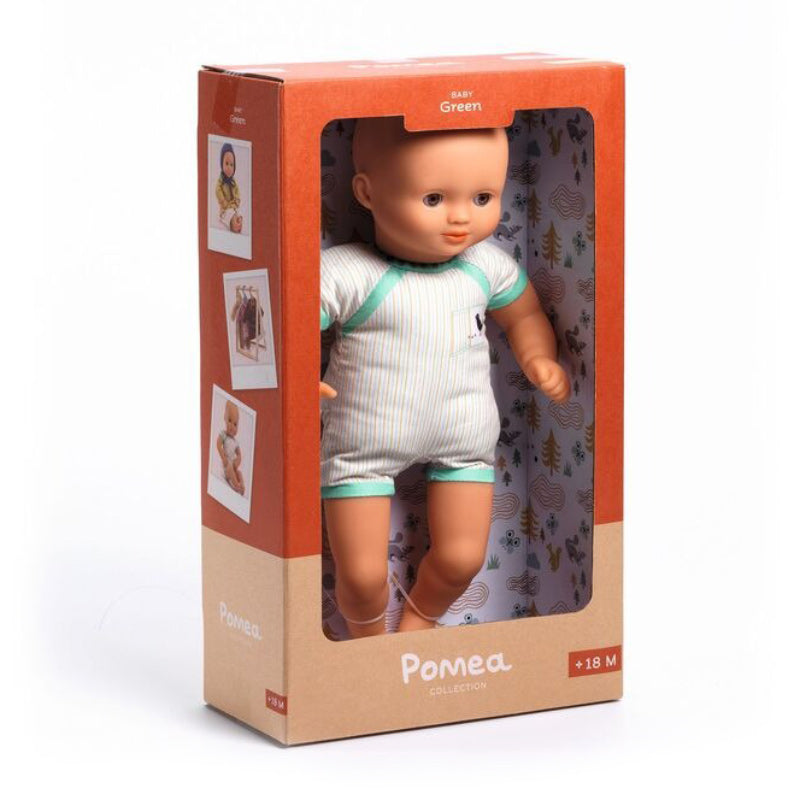 Djeco Pomea Soft Body Doll - Green