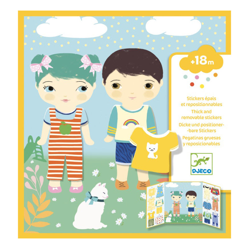 Djeco Stickers Set - Clothes