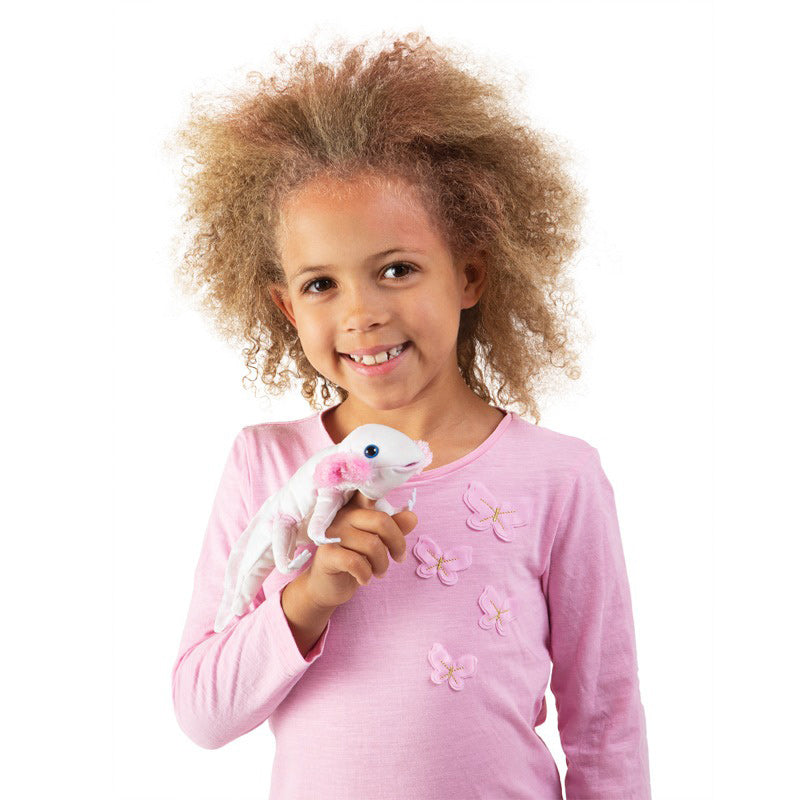 Axolotl Puppet - White