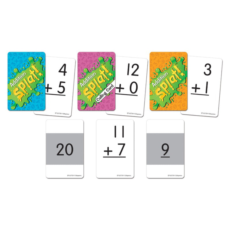 Splat Card Game - Addition