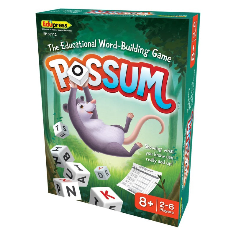 Possum Dice Word Game