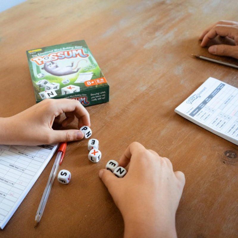Possum Dice Word Game