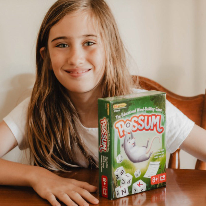 Possum Dice Word Game