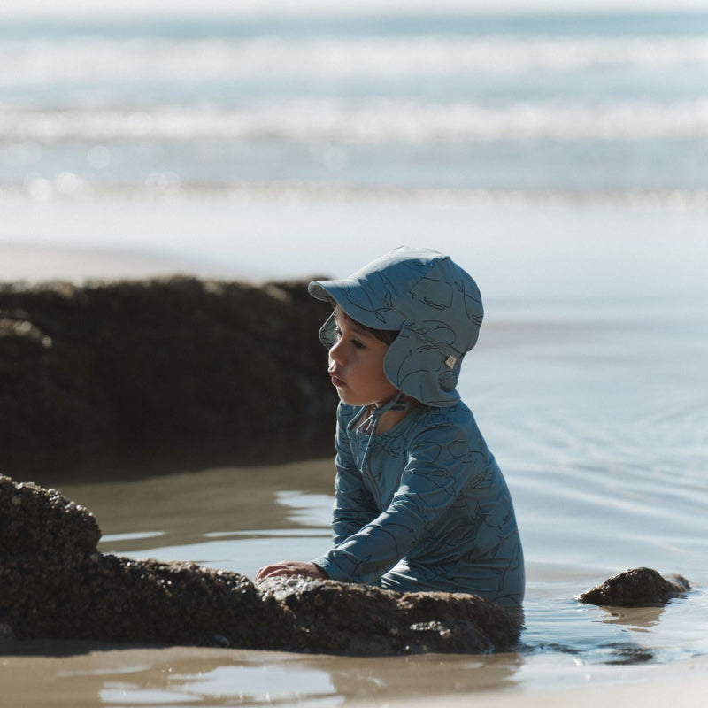 Nature Baby Dash Swim Hat - Blue Whale