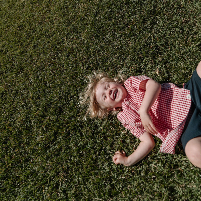 Nature Baby Caravan Shirt - Red Check