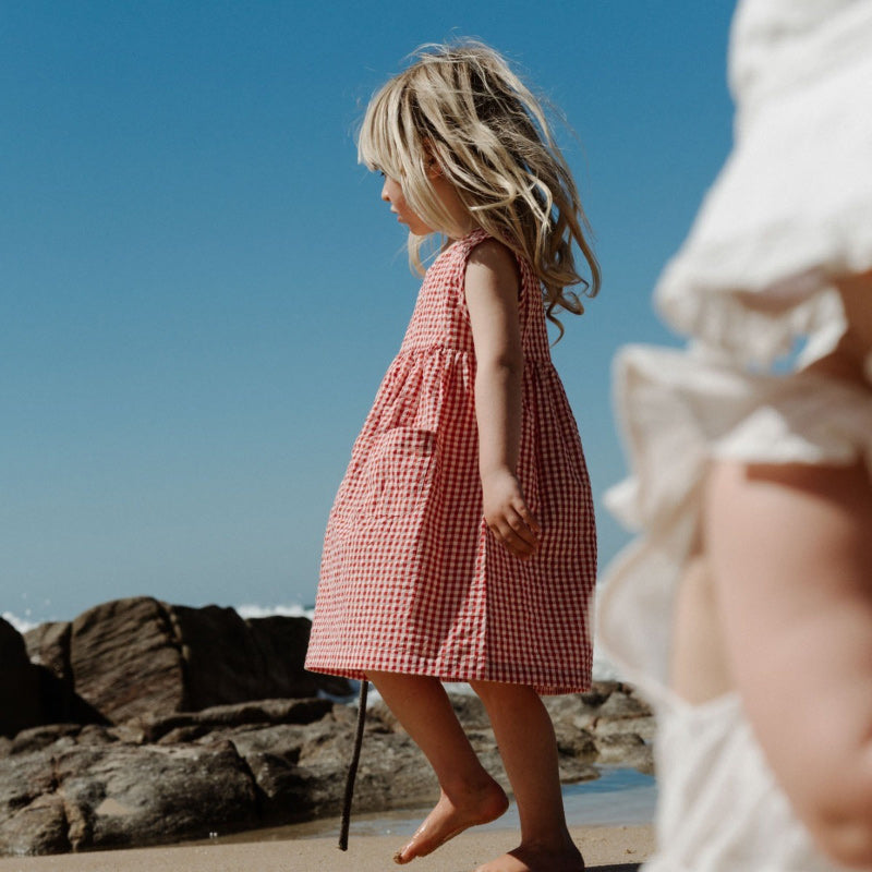 Nature Baby Dorothy Dress - Red Check