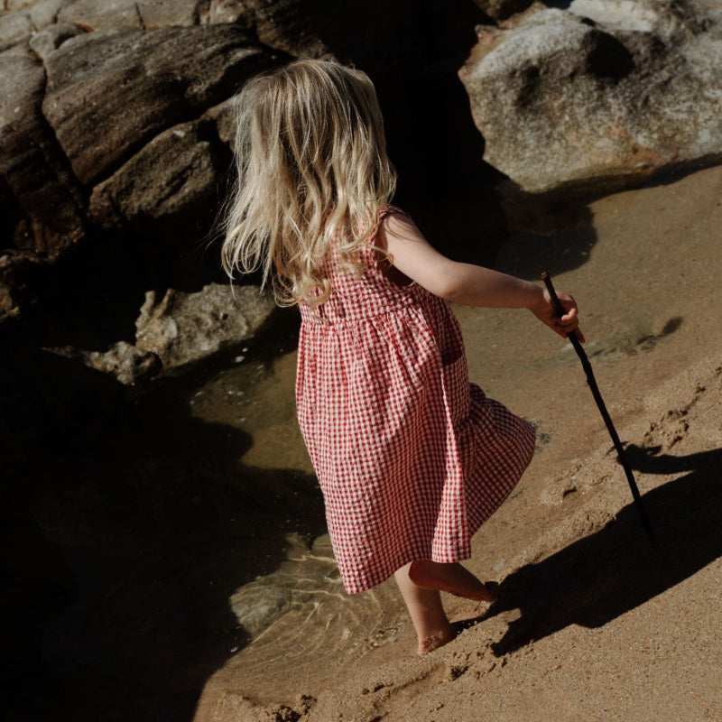 Nature Baby Dorothy Dress - Red Check