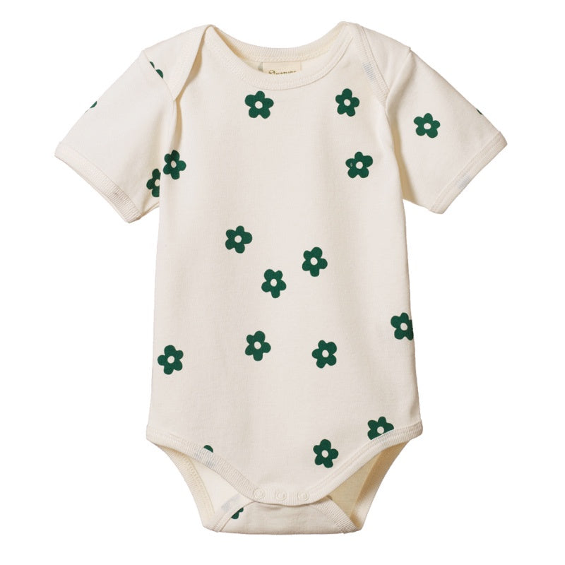 Nature Baby SS Bodysuit - Flora Natural