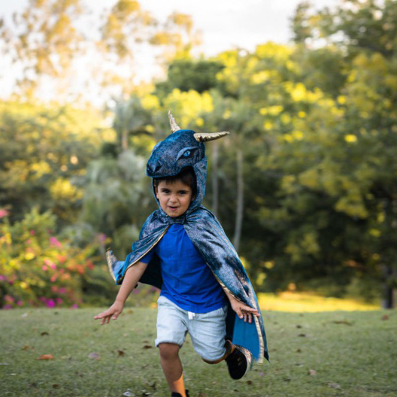 Starry Night Dragon Costume - Teal/Gold