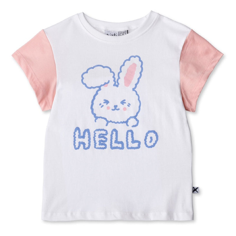 Minti Tee - Hello Bunny Bye Puppy