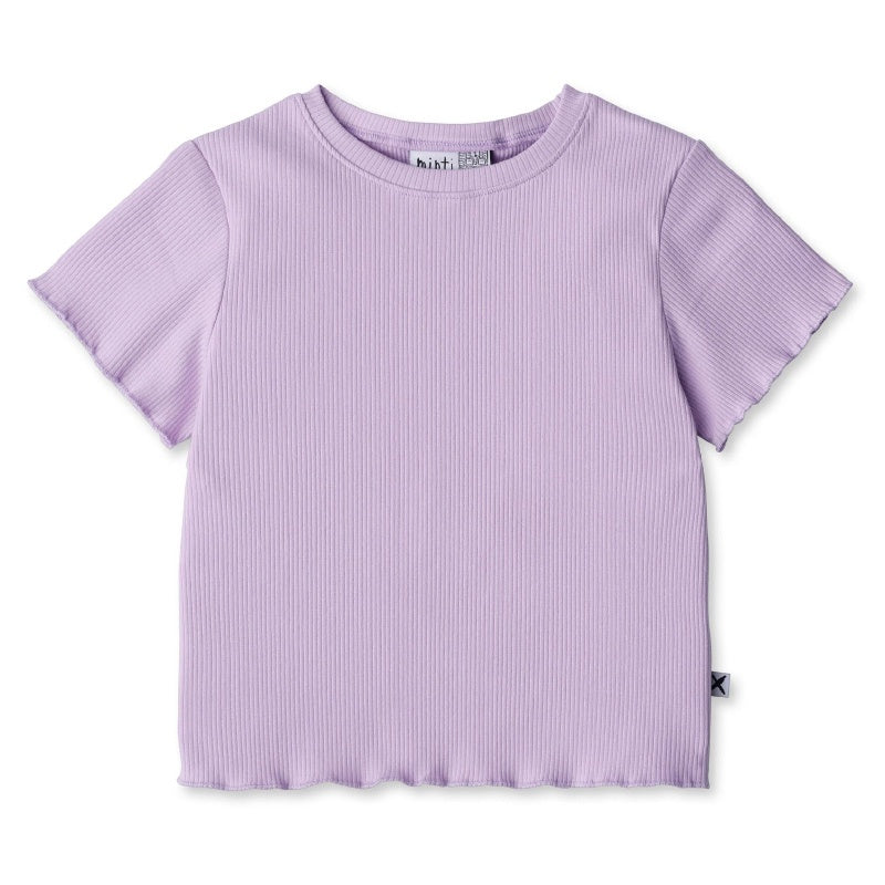 Minti Deluxe Rib Tee - Light Purple