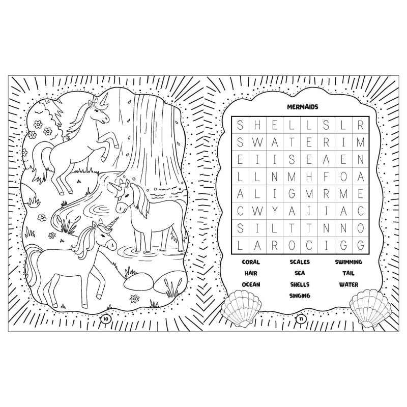 Lots of Things To Do and Colour - Unicorns
