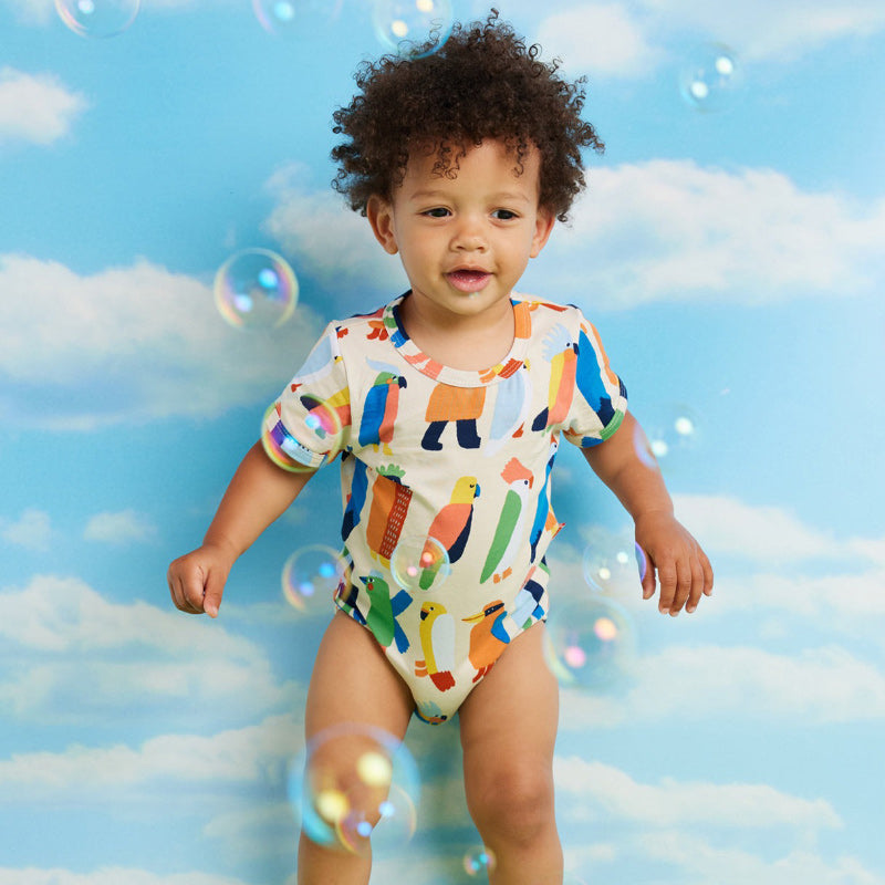 Halcyon Nights SS Bodysuit - Flamin' Galahs