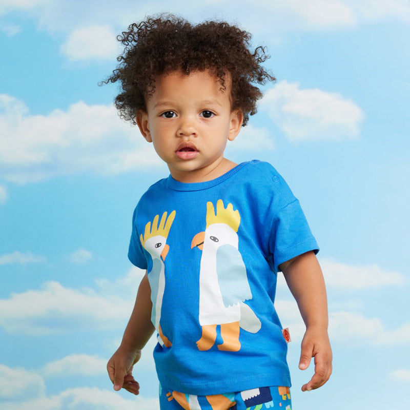 Halcyon Nights SS T-Shirt - Blue Cockatoo