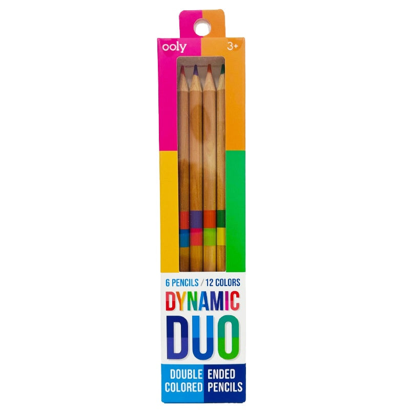 Ooly Double Ended Coloured Pencils - 6/12 Set