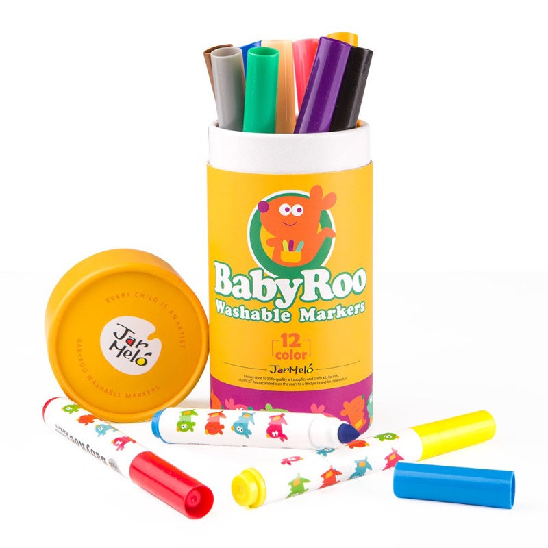 Babyroo Washable Markers 12 Colours