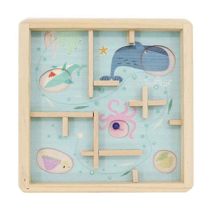 Wooden Labyrinth - Sea Animal