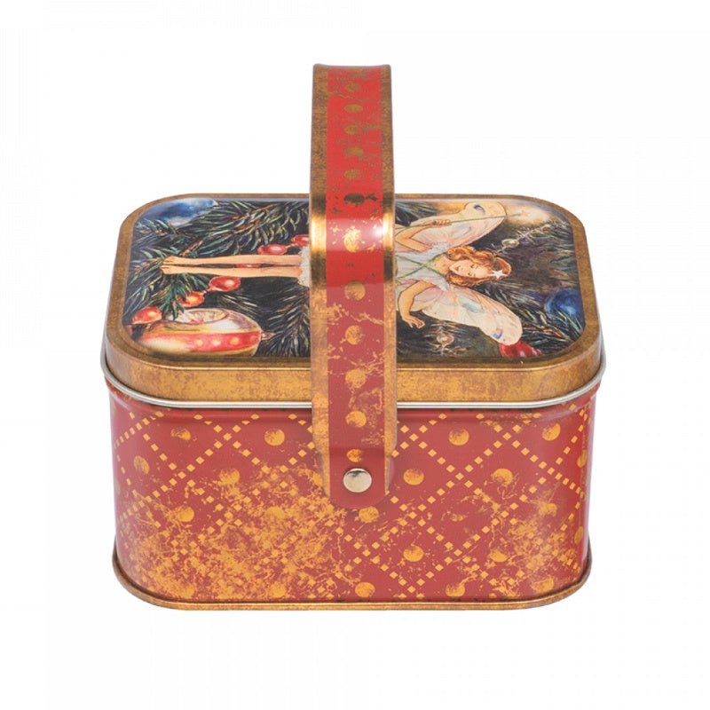 Flower Fairies Christmas Handle Tin