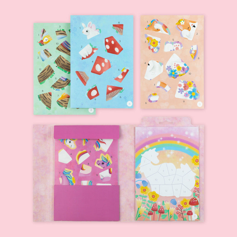 Tiger Tribe Sticker By Numbers - Magical Garden